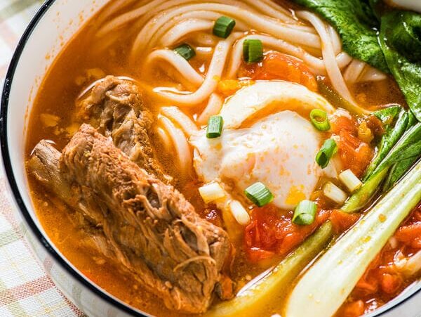tomato noodle soup