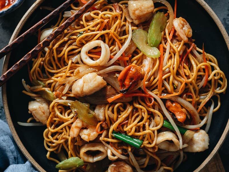 seafood chow mein
