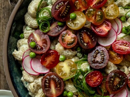blue cheese dressing pasta salad Roasted Garlic Colour:Natural NOT-EE A brand new slay. Walnuts