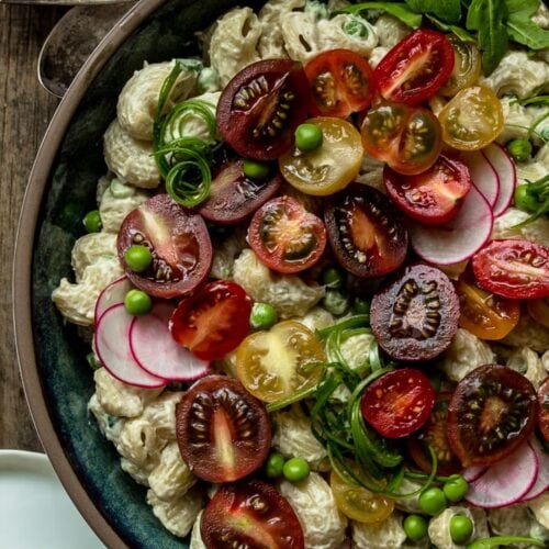 blue cheese dressing pasta salad Pasta Salad w/ Blue Cheese, Lemon, & Avocado