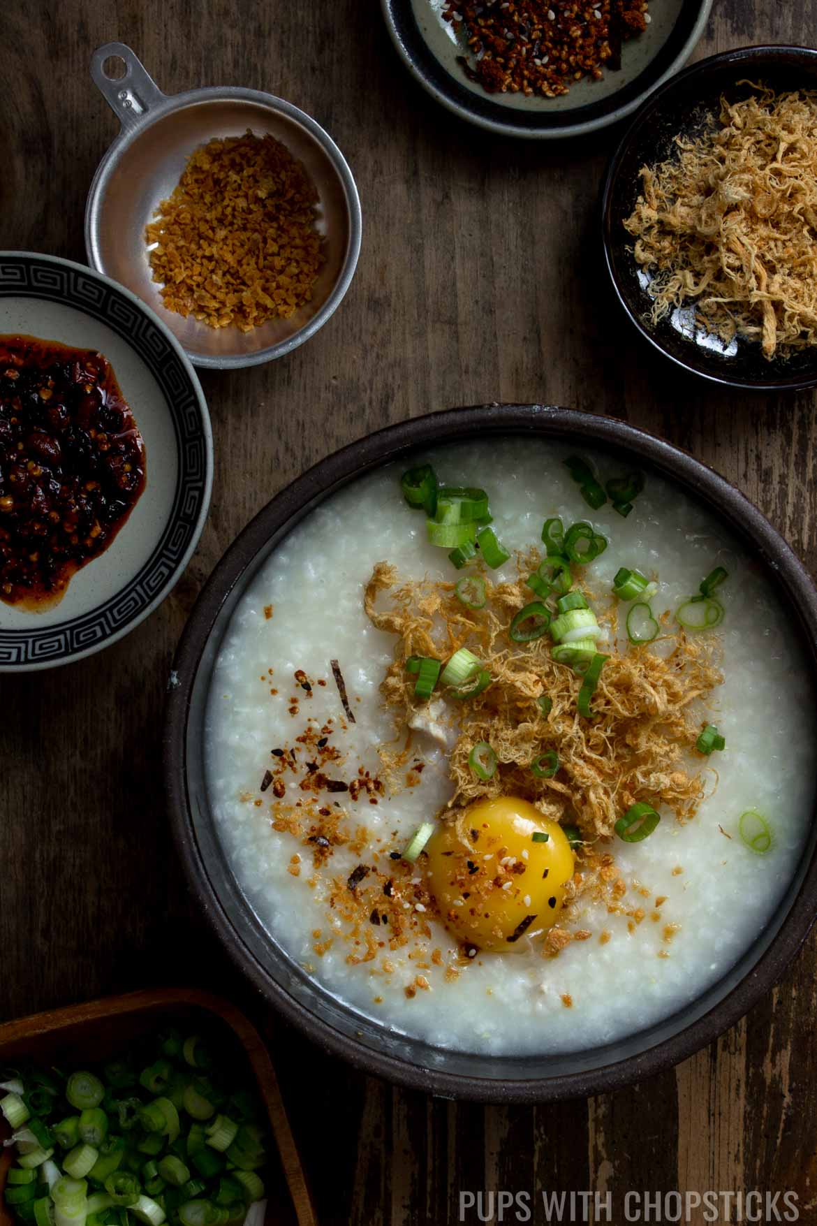 40 Best Congee Toppings Ideas Pups With Chopsticks