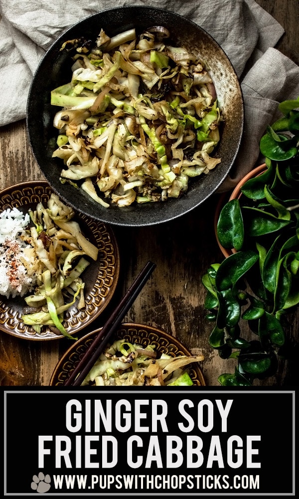 Sweet Ginger Soy Fried Cabbage