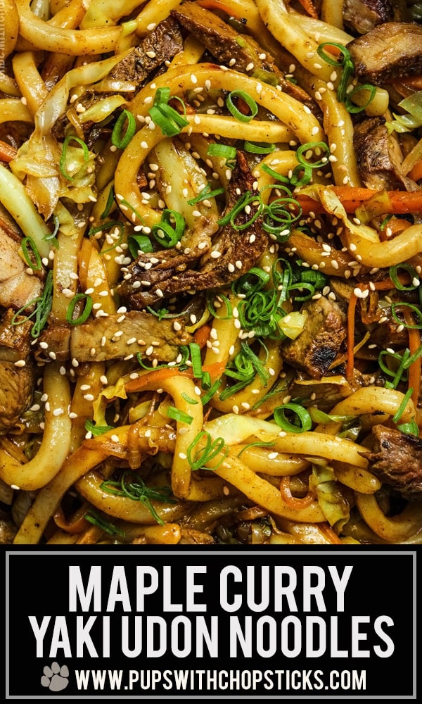 Maple Curry Yaki Udon Noodles