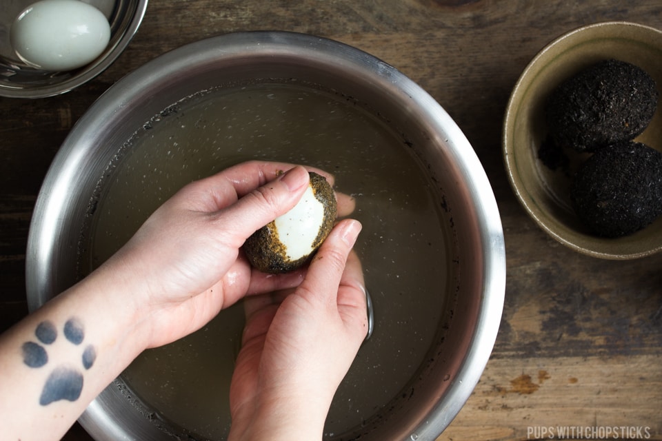 Washing Salted Duck Eggs