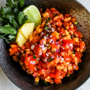Thumbnail of sweet and spicy pineapple salsa.
