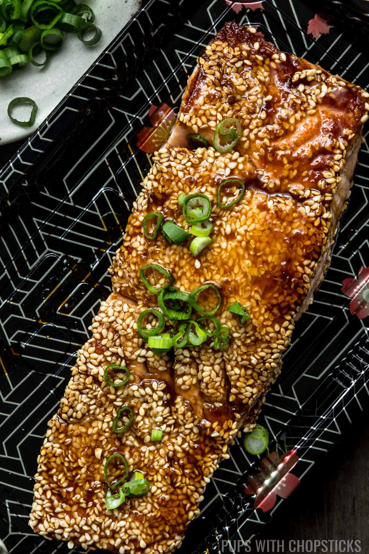 Sesame Crusted Teriyaki Salmon